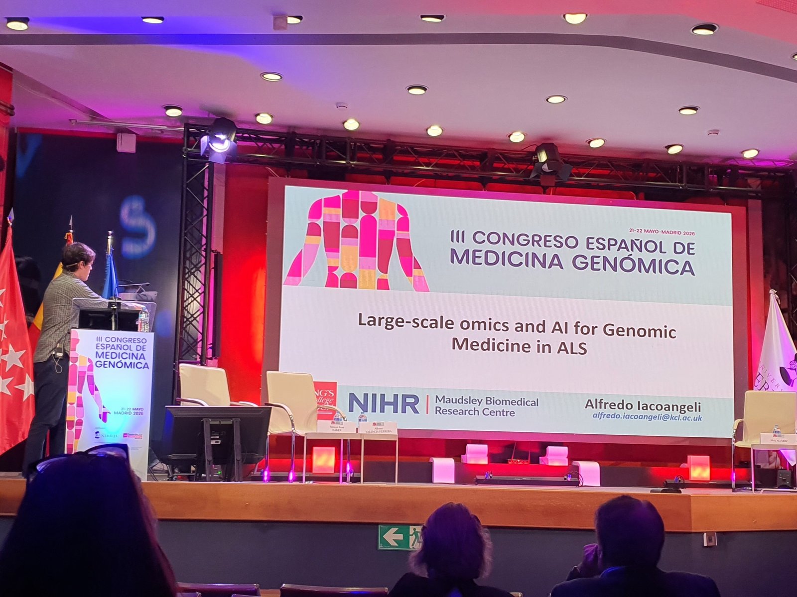 Participating at Congreso Medicina Genomica